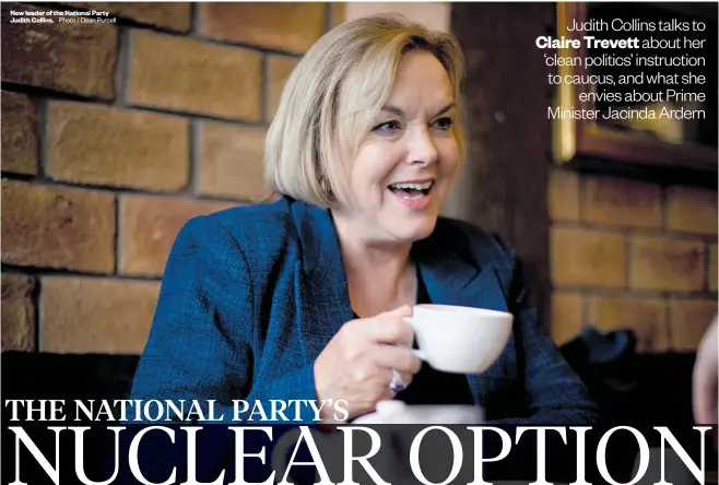  ?? Photo / Dean Purcell ?? New leader of the National Party Judith Collins.