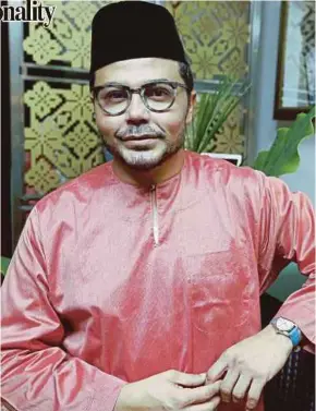  ?? FILE PIC ?? Celebrity chef Adu Amran Hassan says he is new to hosting a television show.