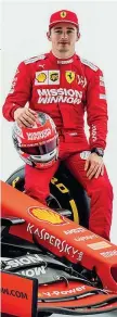  ??  ?? Debuttante Charles Leclerc, 21 anni, al suo primo anno in Ferrari dopo la stagione in Alfa