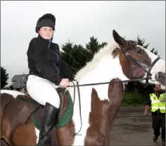  ??  ?? Cathy Rossiter at Railway Yard Gallops.