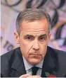  ??  ?? Pensive: Bank of England governor Mark Carney has much to reflect on.