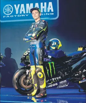  ?? FOTO: EFE ?? Valentino Rossi Le quedan dos campañas por delante de contrato con Yamaha