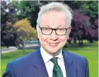  ??  ?? Michael Gove.