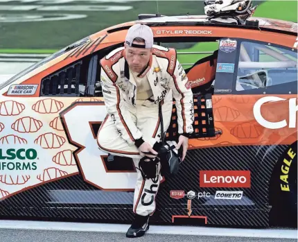  ?? JOHN RAOUX/AP ?? Tyler Reddick, seen Saturday at Daytona Internatio­nal Speedway, finished fifth in the NASCAR Cup Series regular-season finale and secured the final spot in the 16-car postseason field.