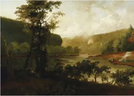  ??  ?? Thomas Doughty (1793-1856), Harpers Ferry, Virginia, 1825. Oil on canvas on board, 16¾ x 24 in.
Patrick J. Sullivan (1894-1967),