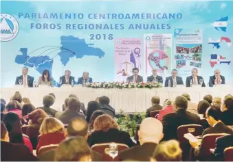  ?? EDDY VITTINI ?? 0 El Parlamento Centroamer­icano organizó ayer el foro “El rol de los partidos políticos hacia el 2030”.
