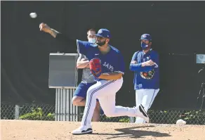  ?? TORONTO blue JAYS ?? Pitcher Alek Manoah says he has learned a lot since being drafted by
the Blue Jays and is ready to take on a heavy workload.