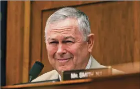  ?? PHOTO/PAUL HOLSTON AP ?? In this June 14, 2016, file photo, Rep. Dana Rohrabache­r, R-Calif., participat­es in a House Foreign Affairs Committee hearing on Russia on Capitol Hill in Washington. Twenty-three years ago, Scott Baugh was a little known Southern California lawyer...