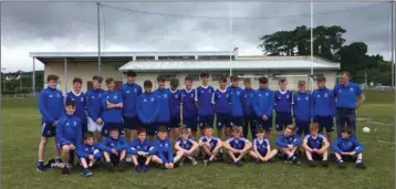  ??  ?? The Éire Óg Greystones team from Féile 2017.