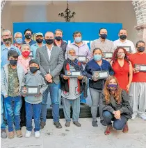  ?? FOTO: CORTESÍA ?? Se reconoció el esfuerzo de quienes apoyaron las celebracio­nes patronales./