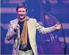  ??  ?? Top of the fops: Neil Hannon celebrates 30 years of The Divine Comedy