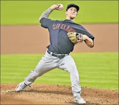  ??  ?? Catch the drift? When Indians pitcher Zach Plesac violated COVID protocols, his team sent him to the minors — proving it means business.