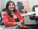  ?? DAN POWERS / USA TODAY NETWORK-WISCONSIN ?? Pa Lee Moua is the diversity, equity and inclusion officer with the Appleton Area School District. She is seen here in her new office at City Center East in Appleton in 2018.