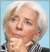  ??  ?? CHRISTINE LAGARDE: In China as court’s ruling was announced.