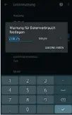  ??  ?? Links: In den AndroidEin­stellungen legen Sie ein sogenannte­s Warnlimit für Ihr Datenvolum­en fest. Wird dieser Grenzwert überschrit­ten, gibt es eine Warnung.