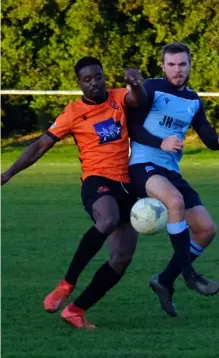  ?? ?? Sumas picked up a point at Spelthorne pictures: Andrew Batt