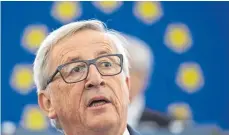  ?? FOTO: AFP ?? EU-Kommission­spräsident Jean-Claude Juncker.
