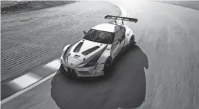  ?? SEBASTIEN MAUROY ?? The Toyota GR Supra Racing concept vehicle debuted in March.