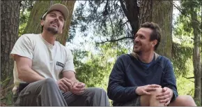  ?? Claire Folger / AP ?? Casey Affleck, left, and Jason Segel in a scene from "Our Friend."