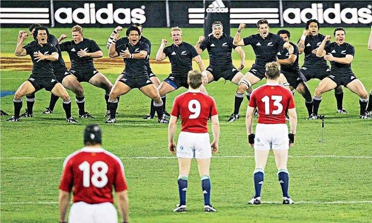  ??  ?? Brothers in arms: The All Blacks have cultivated an environmen­t the Lions will find all-consuming