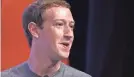  ?? MARK ZUCKERBERG BY AFP/GETTY IMAGES ??