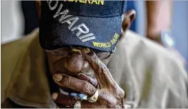  ?? JAHI CHIKWENDIU / THE WASHINGTON POST ?? Richard Overton was granted his dream of visiting the museum in advance of his upcoming birthday.