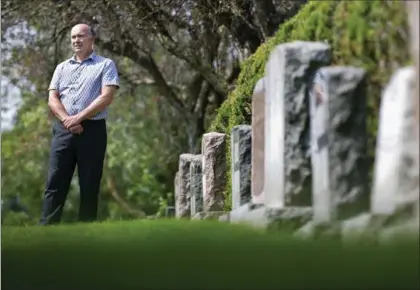  ?? MATHEW MCCARTHY, RECORD STAFF ?? “We’ve always worked well with (genealogis­ts and students). I don’t foresee any issues,” said Bryce Crouse, manager of cemetery services.
