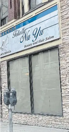  ?? MARK MCNEIL ?? A recent photo of the building at 68 James St. N. where Andrew Provost ran a barber shop in the 1880s in Hamilton.