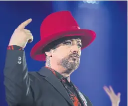  ?? VICTORIA GESUALDI /AFV ?? Boy George, un frontman en buena forma