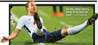  ?? GETTY IMAGES ?? On the slide: Harry Kane in action on tour