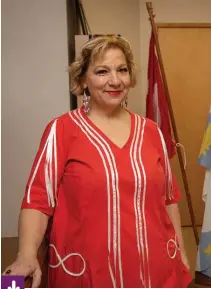  ?? Photo : Marta Guerrero ?? Paulette Duguay, présidente de L’UNMSJM.