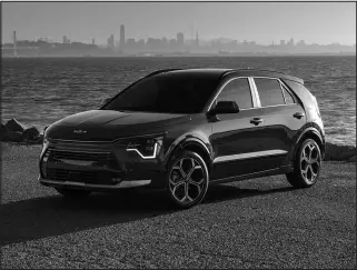  ?? COURTESY OF KIA AMERICA VIA ASSOCIATED PRESS ?? The 2024 Kia Niro starts at $28,315 and gets up to an Epa-estimated 53 mpg in combined city/highway driving.