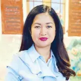  ?? ?? Sharon Decapia, senior AVP for marketing, PR & sustainabi­lity of Watsons