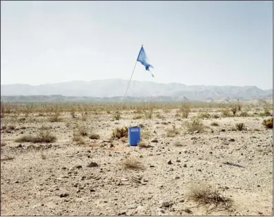  ?? Courtesy of Richard Misrach ?? Agua No. 1, near Calexico, California is the title of this pigment print by photograph­er Richard Misrach.