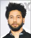  ?? Evan Agostini / Associated Press ?? Actor Jussie Smollett is charged with filing a false police report.