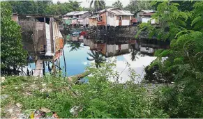  ??  ?? No one should be left behind: The abysmal toilet situation at many informal settlement­s in the country, like at this alternativ­e learning centre for undocument­ed children, needs to be addressed.