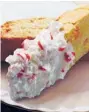  ?? FEATURES
| FAMILY ?? Holiday Crunch: This homemade biscotti is dipped in white chocolate and crushed candy canes.