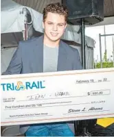  ?? MURPHY MICHAEL ?? The 2022 Tri-Rail’s South Florida Kids Got Talent firstplace finisher was retro-style singer Ilan Tarrab.