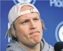  ?? POSTMEDIA NEWS ?? Winnipeg Jets’ unsigned restricted free agent Patrick Laine.