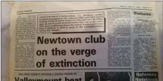  ??  ?? The headline that greeted readers on April 6, 1990.