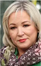  ?? ?? Sinn Fein leader Michelle O’neill.