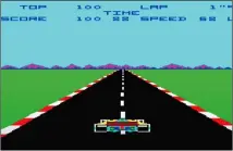  ??  ?? The absolute classic racing game Pole Position by AtariSoft.