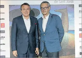 ??  ?? Pere Guardiola i Luis Conde