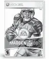  ?? EA Sports ?? Star players like Vince Young in 2008 would appear on the cover of Madden games.