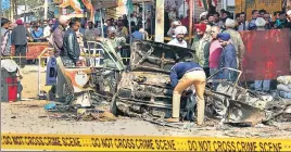  ?? HT FILE ?? Twin blasts rocked Maur in Bathinda on January 31, 2017.