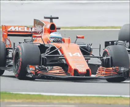  ?? FOTO: AP ?? Las caracterís­ticas del corto y revirado Hungarorin­g, propicias para que Alonso, con su MCL32, pueda obtener un buen resultado