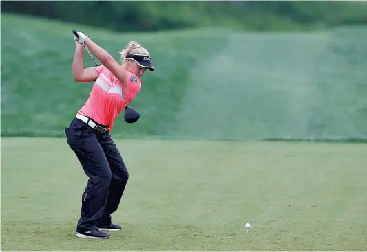  ?? PHOTO AFP ?? La Canadienne Brooke M. Henderson a étalé ses grandes qualités à la deuxième ronde de l’Omnium des États-Unis, hier.