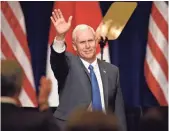  ?? TORU YAMANAKA, AFP/GETTY IMAGES ?? Vice President Pence, speaking last month in Tokyo, stands by claims that he didn’t know Michael Flynn had been lobbying for the Turkish government until March.