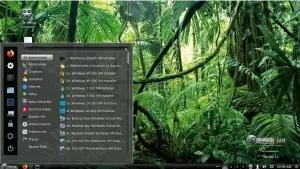  ??  ?? It’s pretty much just Ubuntu 18.04 loaded with stuff that you don’t need and some referral links. Oh, but that’s a lovely jungle pic though.