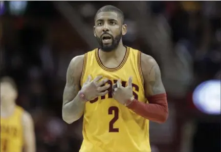  ?? THE ASSOCIATED PRESS FILE ?? Reports that the Cavaliers’ Kyrie Irving has asked the team to trade him stunned Cleveland sports fans on July 21.